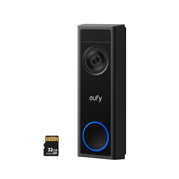 Eufy C31 2K Video Doorbell with 32GB Micro SD Card | T8223312
