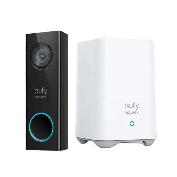 Eufy S220 2K Video Doorbell with Homebase 2 | E82101W4