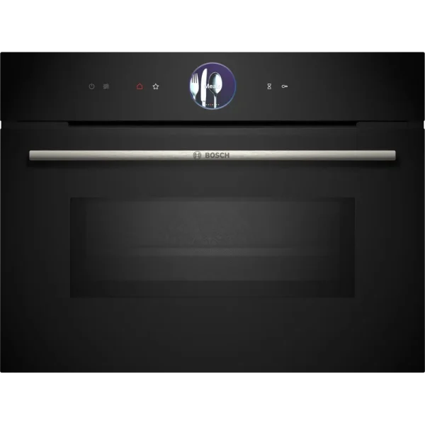 Bosch Series 8 Compact Oven with Microwave | Black | CMG7361B1B