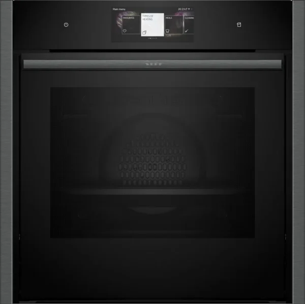 Neff N90 Built-In Oven with Steam | Pyrolytic | Graphite | B64FT53G0B