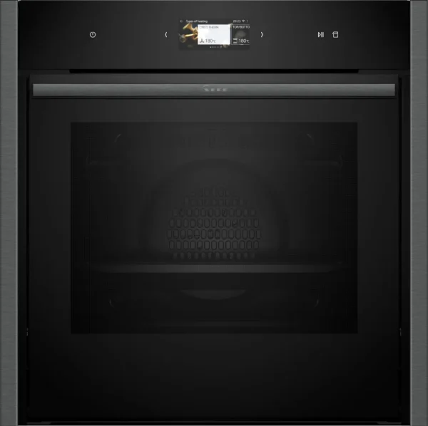 Neff N90 Built-In Oven with Steam | Pyrolytic | Graphite | B64VS71G0B