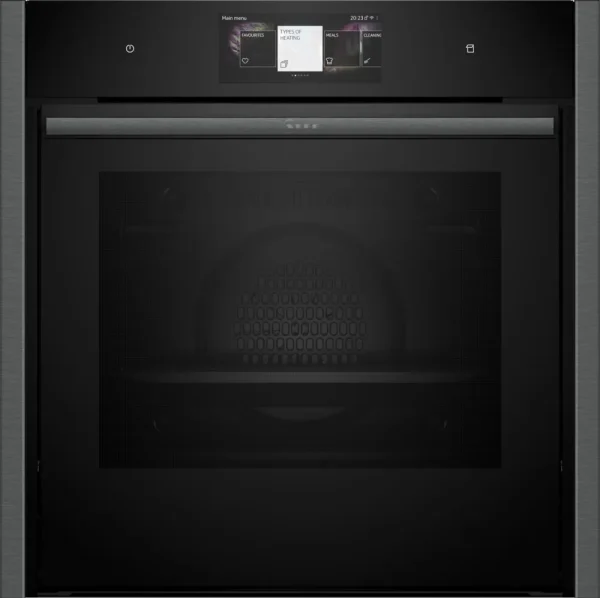 Neff N90 Built-In Oven with Steam | Pyrolytic | Graphite | B64VT73G0B