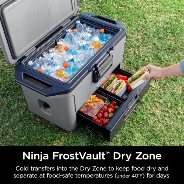 Ninja FrostVault Hard Cooler | 47L | Grey | FB151UKGY