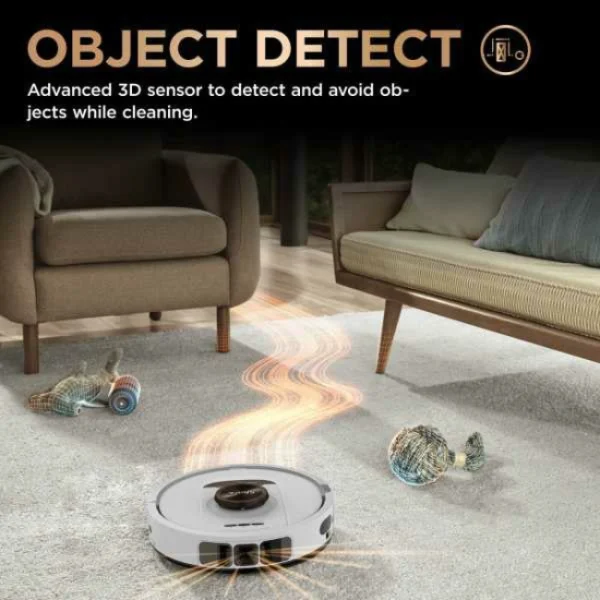 Shark PowerDetect NeverTouch Pro 2-in-1 Robot Vacuum & Mop | RV2800ZEUKWH