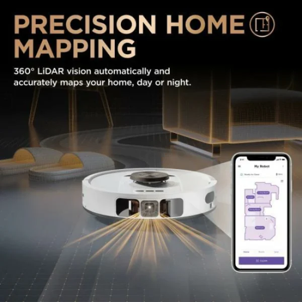 Shark PowerDetect NeverTouch Pro 2-in-1 Robot Vacuum & Mop | RV2800ZEUKWH