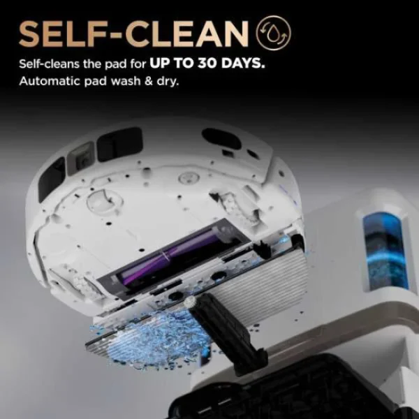 Shark PowerDetect NeverTouch Pro 2-in-1 Robot Vacuum & Mop | RV2800ZEUKWH