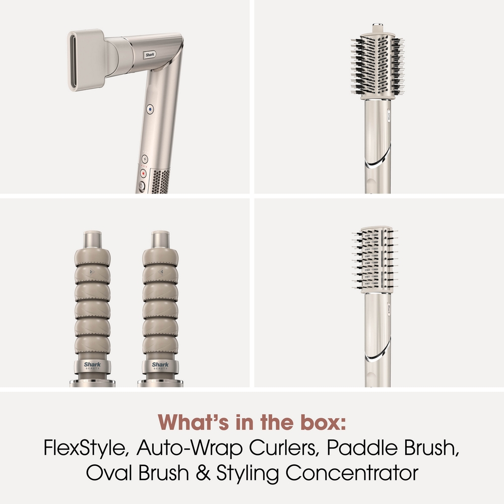 Shark FlexStyle 4 in 1 Air Styler & Hair Dryer | HD436SLUK Shark FlexStyle 4 in 1 Air Styler & Hair Dryer | HD436SLUK