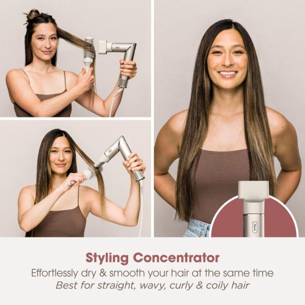 Shark FlexStyle 5-in-1 Air Styler & Hair Dryer | Stone | HD446SLUK