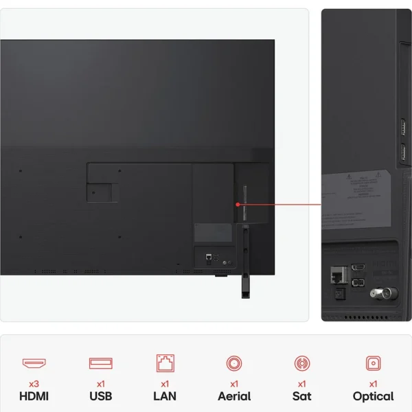 LG QNED82 AI 4K HDR Smart TV | 50″ | 50QNED82A6B.AEK