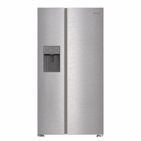 Whirlpool American Fridge Freezer | Stainless Steel | WHG26573WX4UK