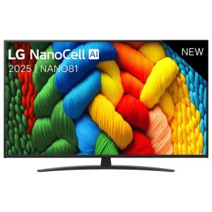 LG NANO81 AI 4K Smart TV | 75″ | 75NANO81A6A.AEK LG NANO81 AI 4K Smart TV | 75″ | 75NANO81A6A.AEK