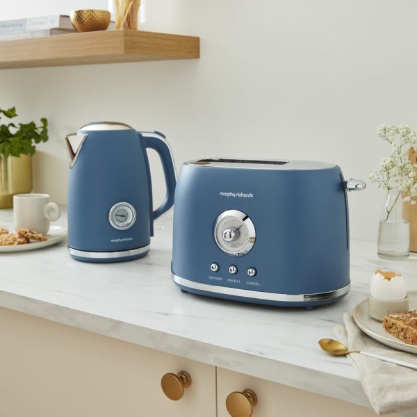 Morphy Richards Colours Boutique Toaster | 2 Slice | Thunder Blue | 980602