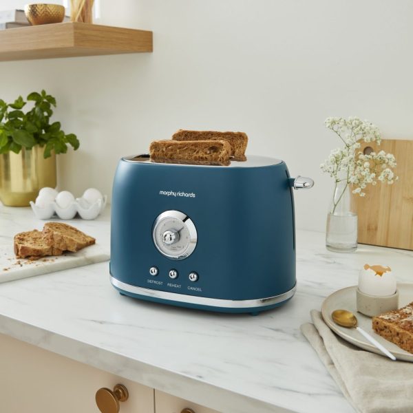 Morphy Richards Colours Boutique Toaster | 2 Slice | Teal | 980601