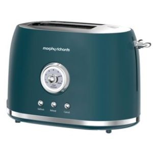 Morphy Richards Colours Boutique Toaster | 2 Slice | Teal | 980601 Morphy Richards Colours Boutique Toaster | 2 Slice | Teal | 980601