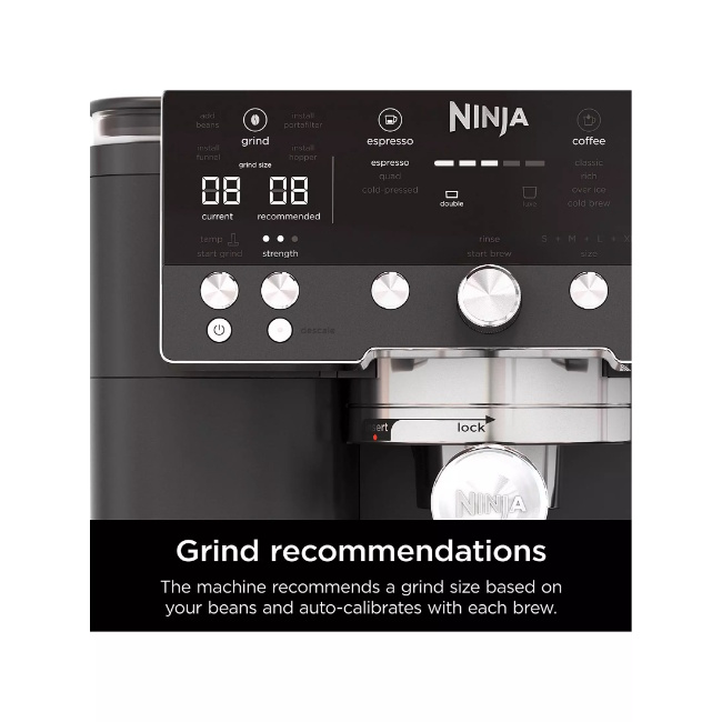Ninja Luxe Café Premier Espresso Machine | Black | ES601UKBK Ninja Luxe Café Premier Espresso Machine | Black | ES601UKBK