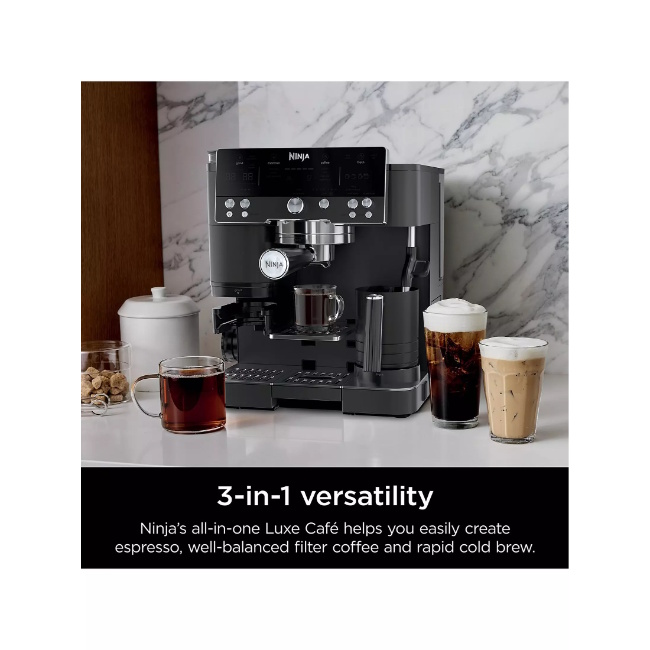 Ninja Luxe Café Premier Espresso Machine | Black | ES601UKBK Ninja Luxe Café Premier Espresso Machine | Black | ES601UKBK