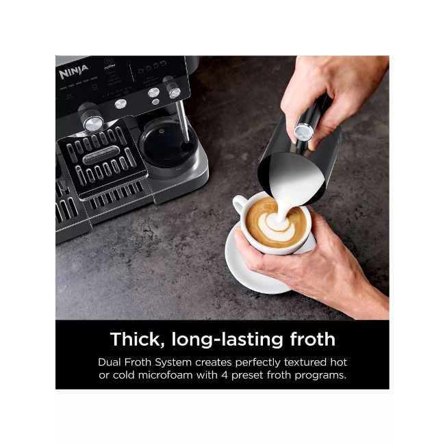 Ninja Luxe Café Premier Espresso Machine | Black | ES601UKBK Ninja Luxe Café Premier Espresso Machine | Black | ES601UKBK
