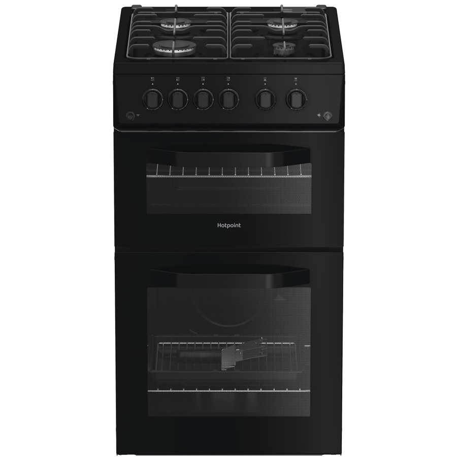 Hotpoint 50CM Gas Cooker | Black | HTG5GCB Hotpoint 50CM Gas Cooker | Black | HTG5GCB