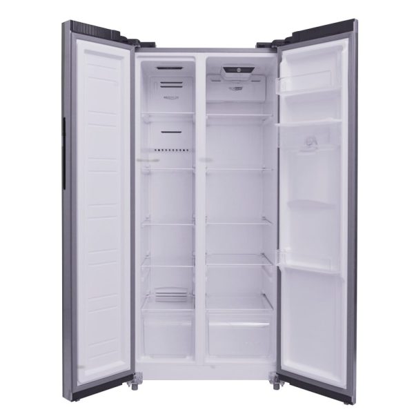 PowerPoint American Style Fridge Freezer | Stainless Steel | P9383WDKSS