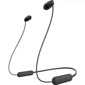 Sony WI-C100 Bluetooth Earphones | Black | WIC100BCE7