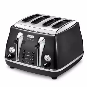 DeLonghi Icona Micalite Toaster | Black | CTOM4003.BK
