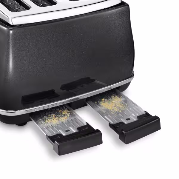DeLonghi Icona Micalite Toaster | Black | CTOM4003.BK DeLonghi Icona Micalite Toaster | Black | CTOM4003.BK
