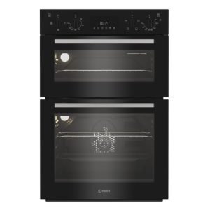 Indesit Built-in Double Oven | Black | DII10DB