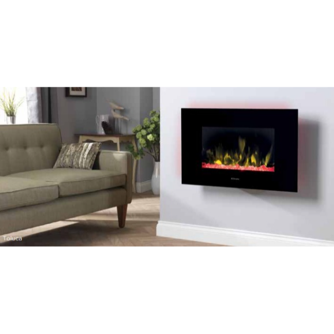 Dimplex Toluca Deluxe Wall Mounted Fire | TLC20LX Dimplex Toluca Deluxe Wall Mounted Fire | TLC20LX