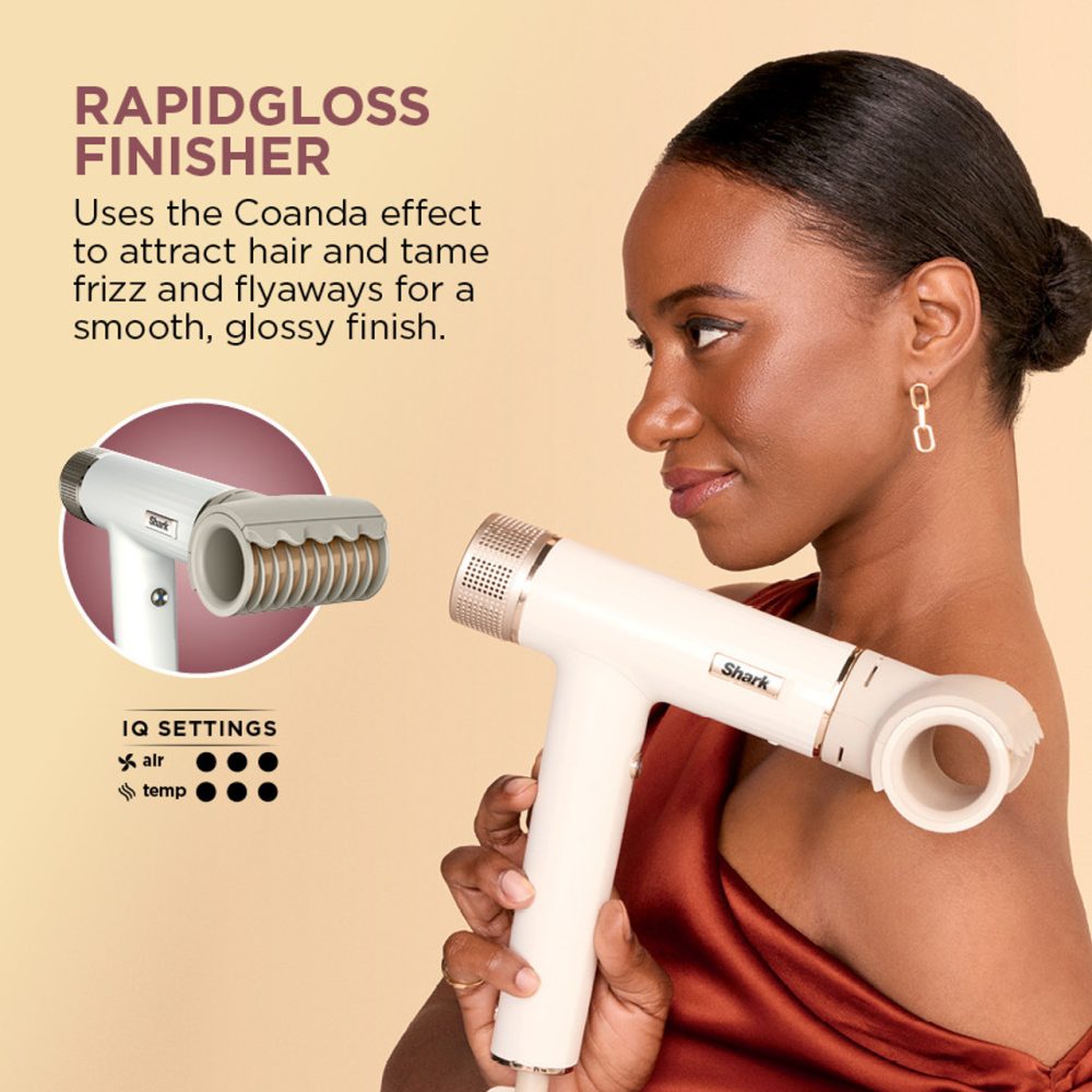 Shark SpeedStyle 3-in-1 Hairdryer | Curly & Coily Hair | HD332UK Shark SpeedStyle 3-in-1 Hairdryer | Curly & Coily Hair | HD332UK