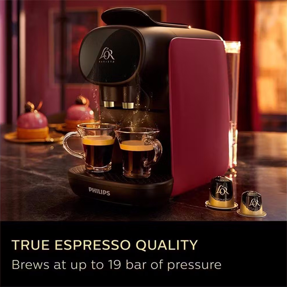 Philips L’OR Barista Coffee Machine | Red | LM9012/50 Philips L’OR Barista Coffee Machine | Red | LM9012/50