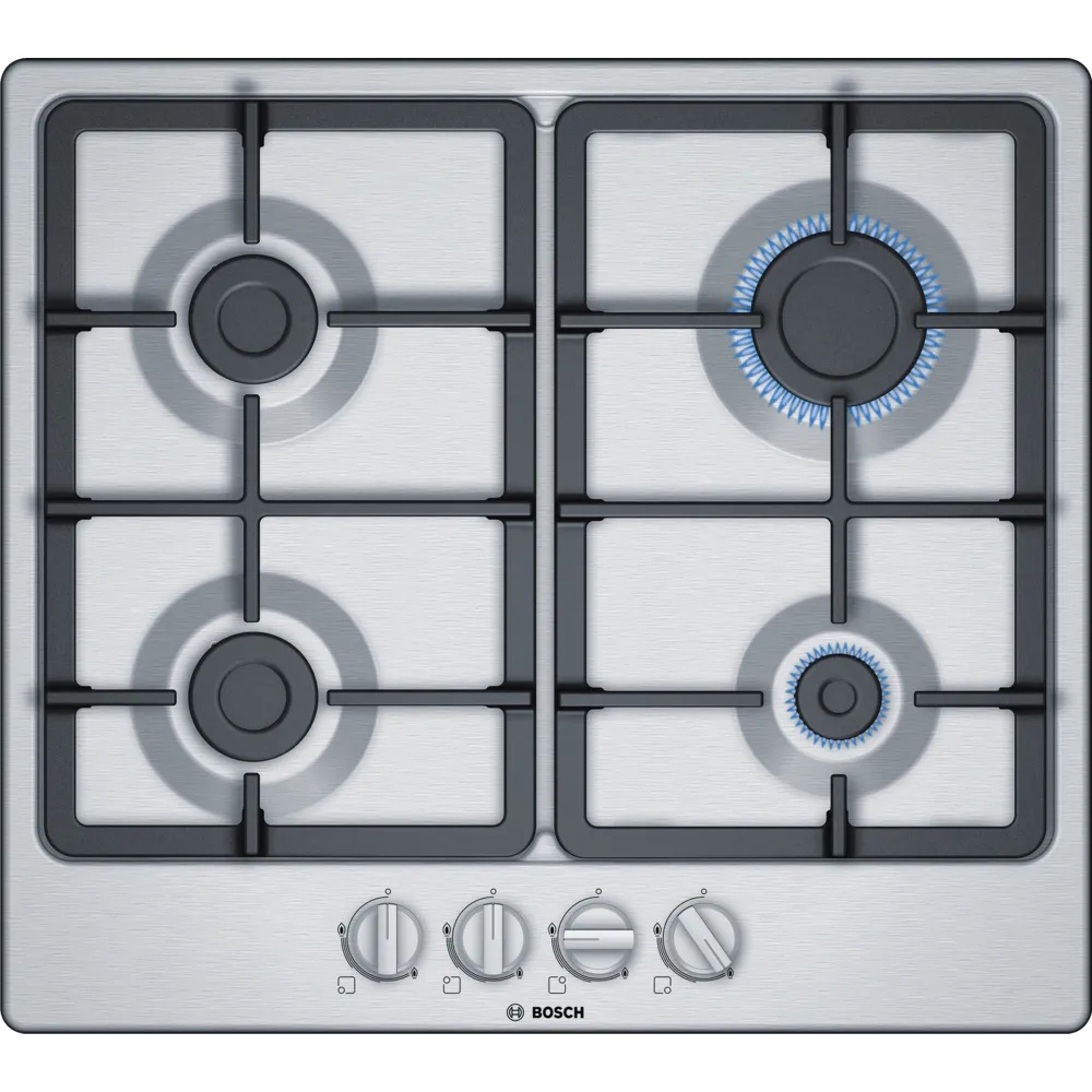 Bosch Series 4 Gas Hob | 60cm | PGP6B5B90 Bosch Series 4 Gas Hob | 60cm | PGP6B5B90
