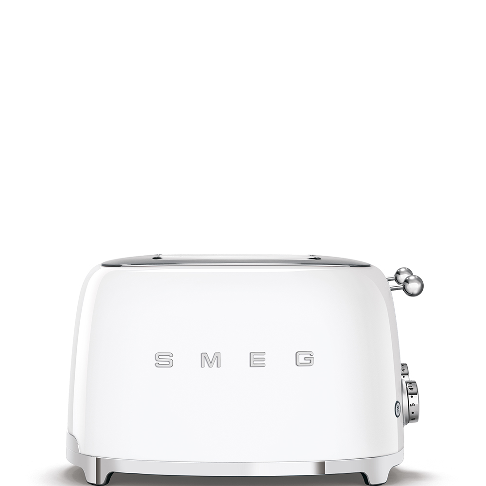 Smeg 50’s Style Aesthetic Toaster | 4 Slice | White | TSF03WHUK Smeg 50’s Style Aesthetic Toaster | 4 Slice | White | TSF03WHUK