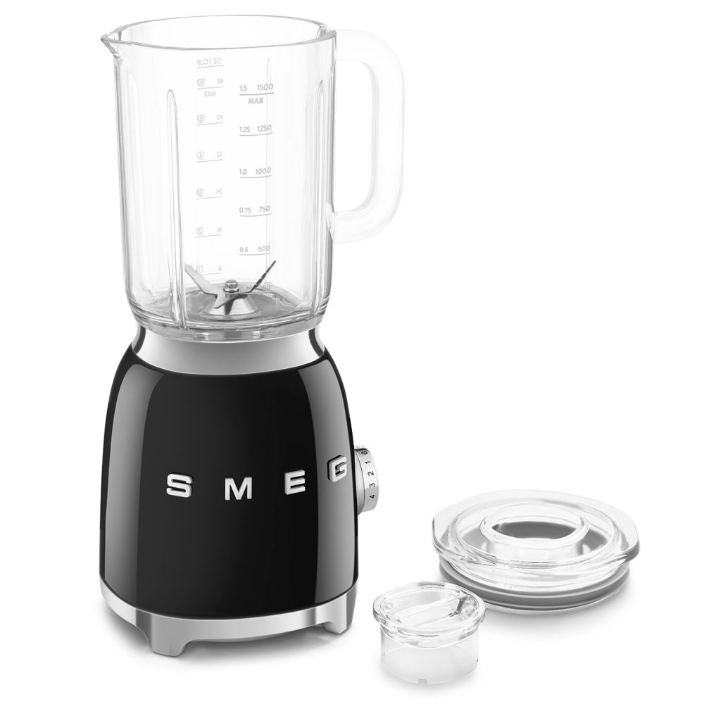 Smeg 50’s Style Jug Blender | Black | BLF03BLUK Smeg 50’s Style Jug Blender | Black | BLF03BLUK