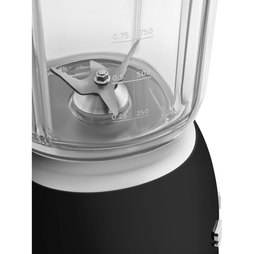 Smeg 50’s Style Jug Blender | Black | BLF03BLUK Smeg 50’s Style Jug Blender | Black | BLF03BLUK