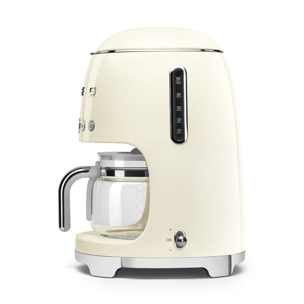 Smeg Drip Filter Coffee Machine | Cream | DCF02CRUK Smeg Drip Filter Coffee Machine | Cream | DCF02CRUK