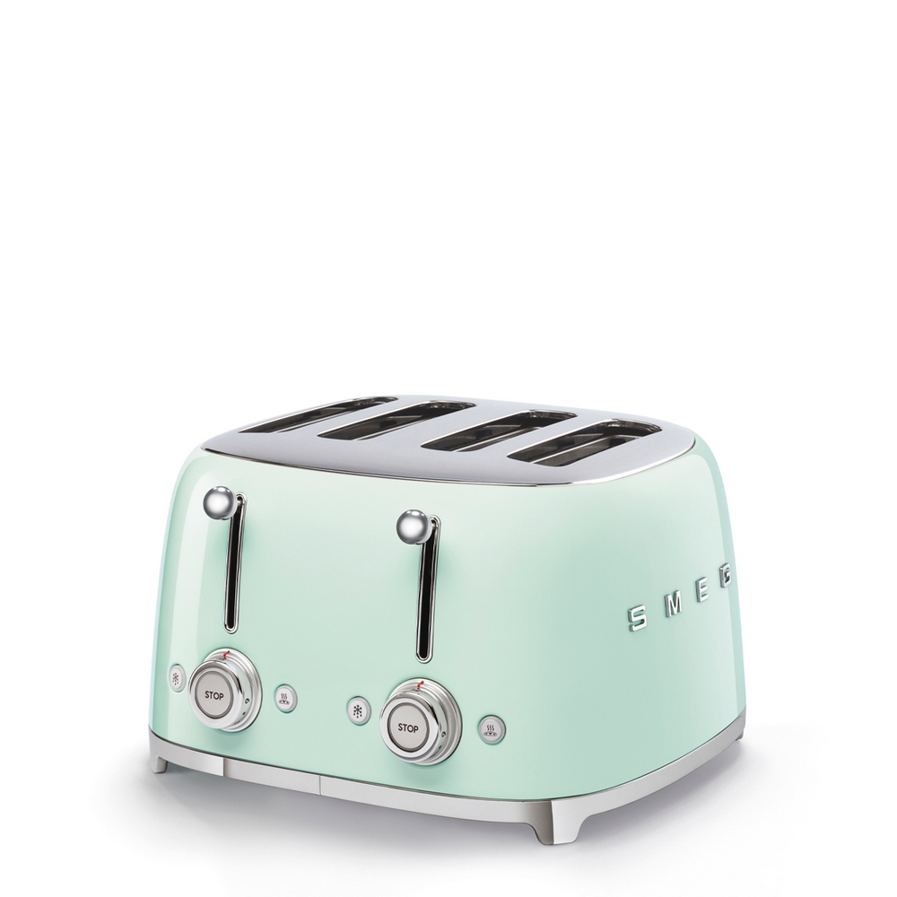 Smeg 50’s Style Aesthetic Toaster | 4 Slice | Pastel Green | TSF03PGUK Smeg 50’s Style Aesthetic Toaster | 4 Slice | Pastel Green | TSF03PGUK