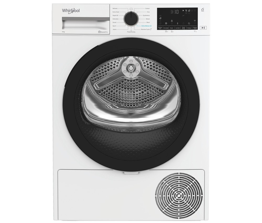 Whirlpool 9kg Heat Pump Tumble Dryer I White I WDH09D7W Whirlpool 9kg Heat Pump Tumble Dryer I White I WDH09D7W