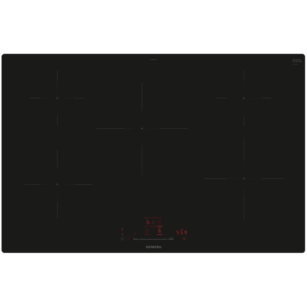 Siemens iQ100 80cm Flush Mount Induction Hob | EH801HVB1E Siemens iQ100 80cm Flush Mount Induction Hob | EH801HVB1E