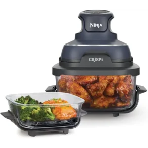 Ninja CRISPi 4-in-1 Portable Glass Air Fryer | Cyber Space | FN101UKGY