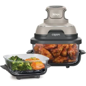 Ninja CRISPi 4-in-1 Portable Glass Air Fryer | Stone | FN101UKST