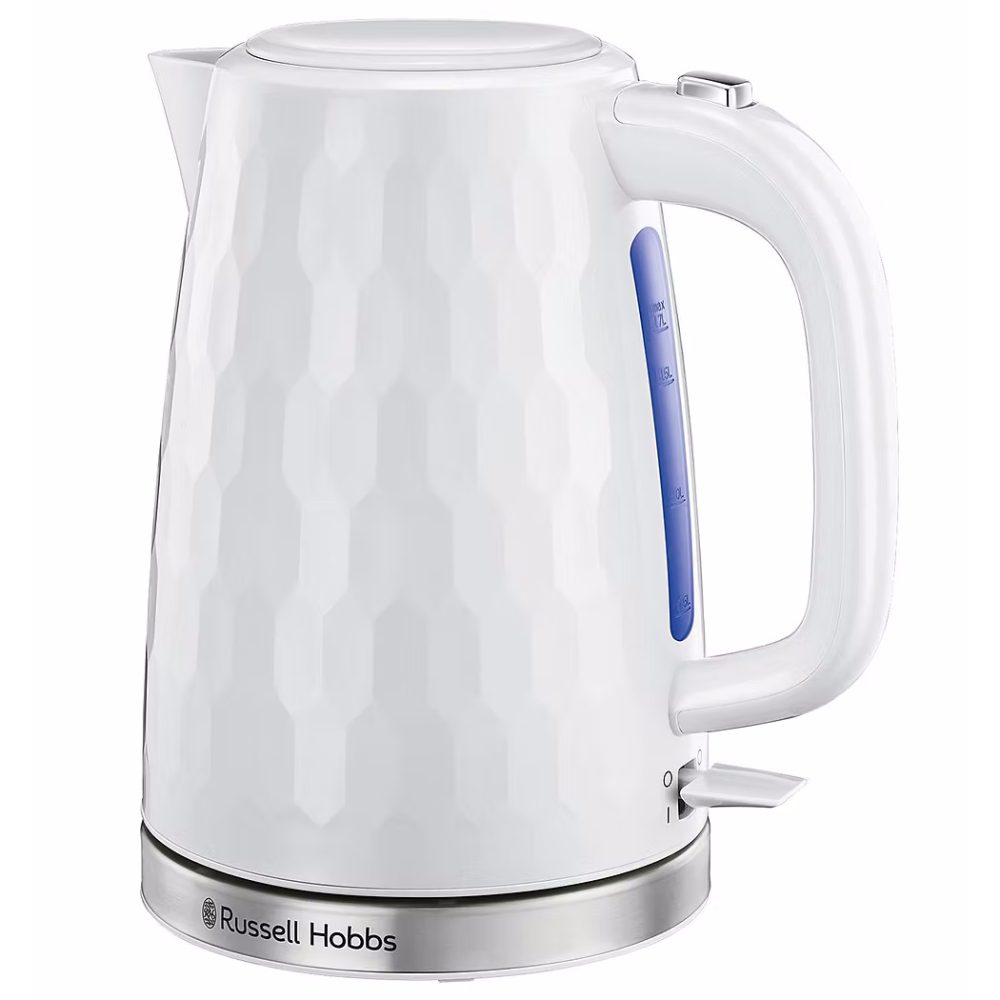 Russell Hobbs Honeycomb Kettle | White | 26050 Russell Hobbs Honeycomb Kettle | White | 26050