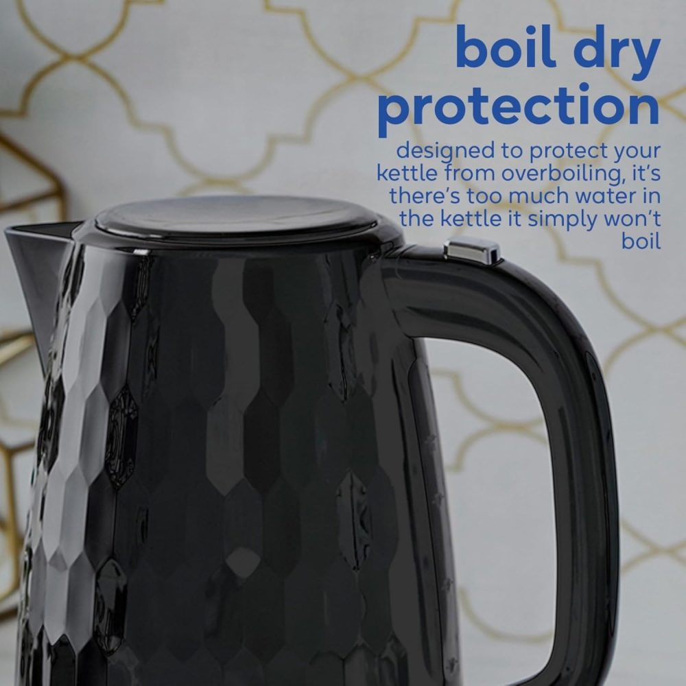 Russell Hobbs Honeycomb Kettle | Black | 26051 Russell Hobbs Honeycomb Kettle | Black | 26051