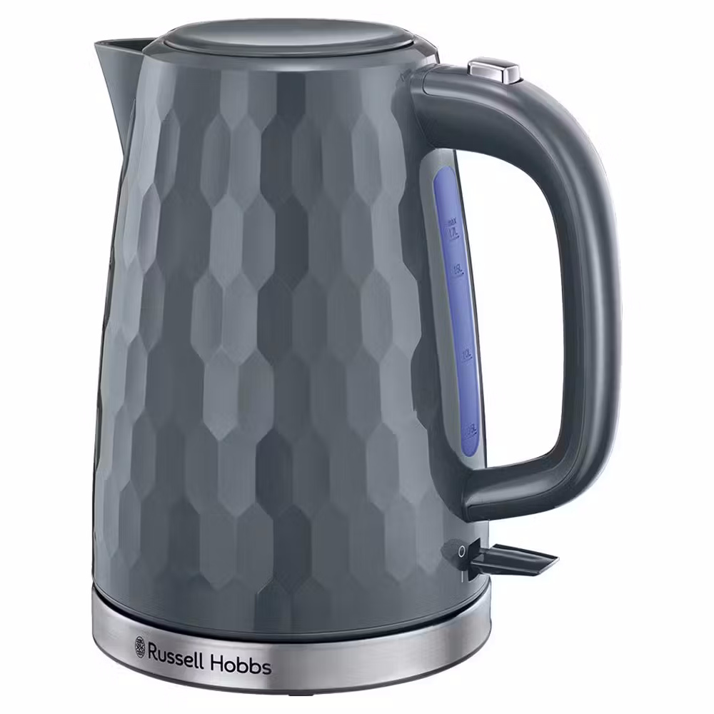 Russell Hobbs Honeycomb Kettle | Grey | 26053 Russell Hobbs Honeycomb Kettle | Grey | 26053