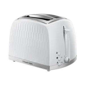 Russell Hobbs Honeycomb Toaster | 2 Slice | White | 26060