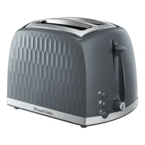 Russell Hobbs Honeycomb Toaster | 2 Slice | Grey | 26063