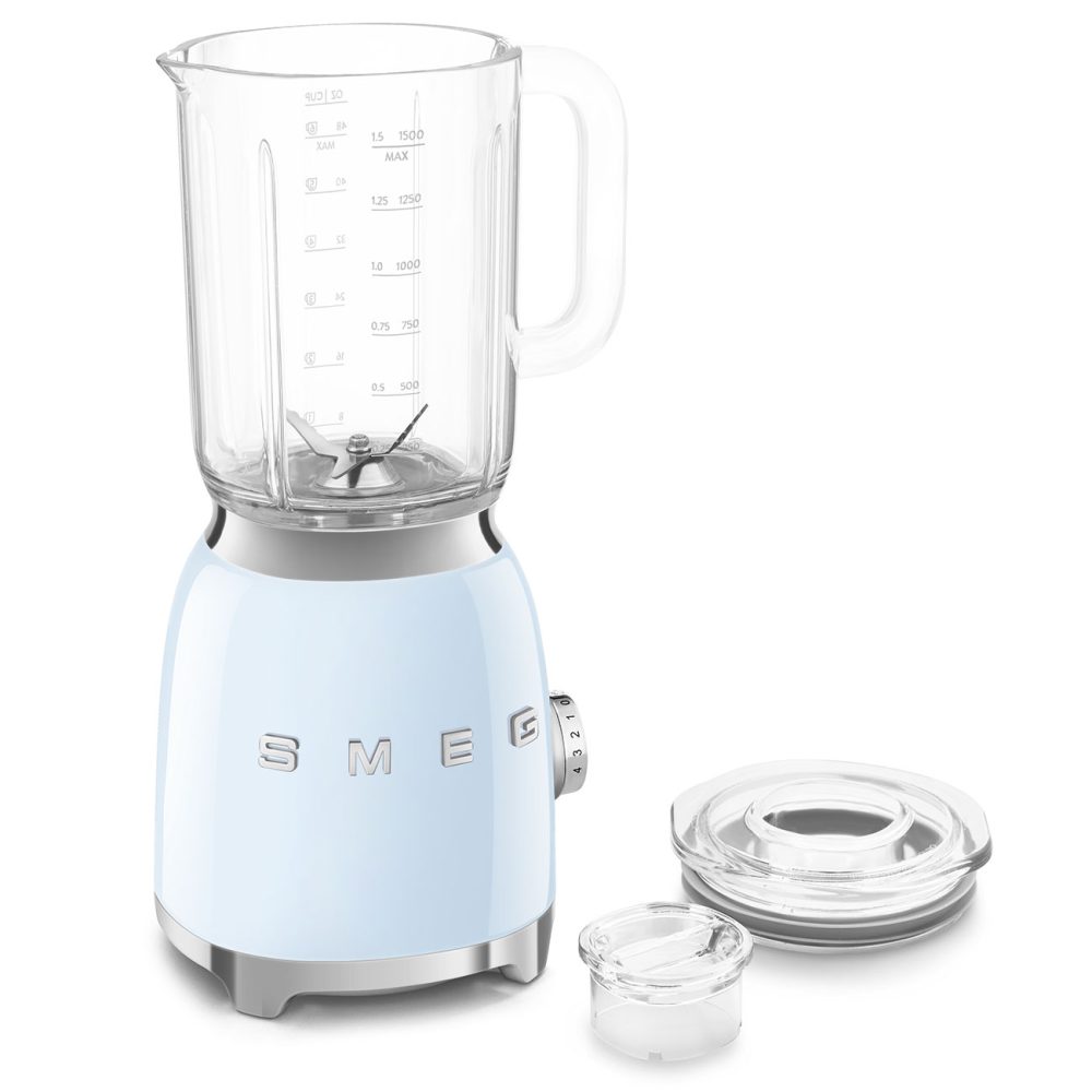 Smeg 50’s Style Jug Blender | Pastel Blue | BLF03PBUK Smeg 50’s Style Jug Blender | Pastel Blue | BLF03PBUK