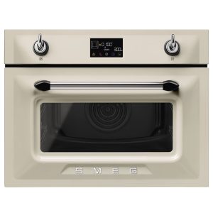 Smeg Victoria Built-in Microwave Oven | Cream | SO4902M1P
