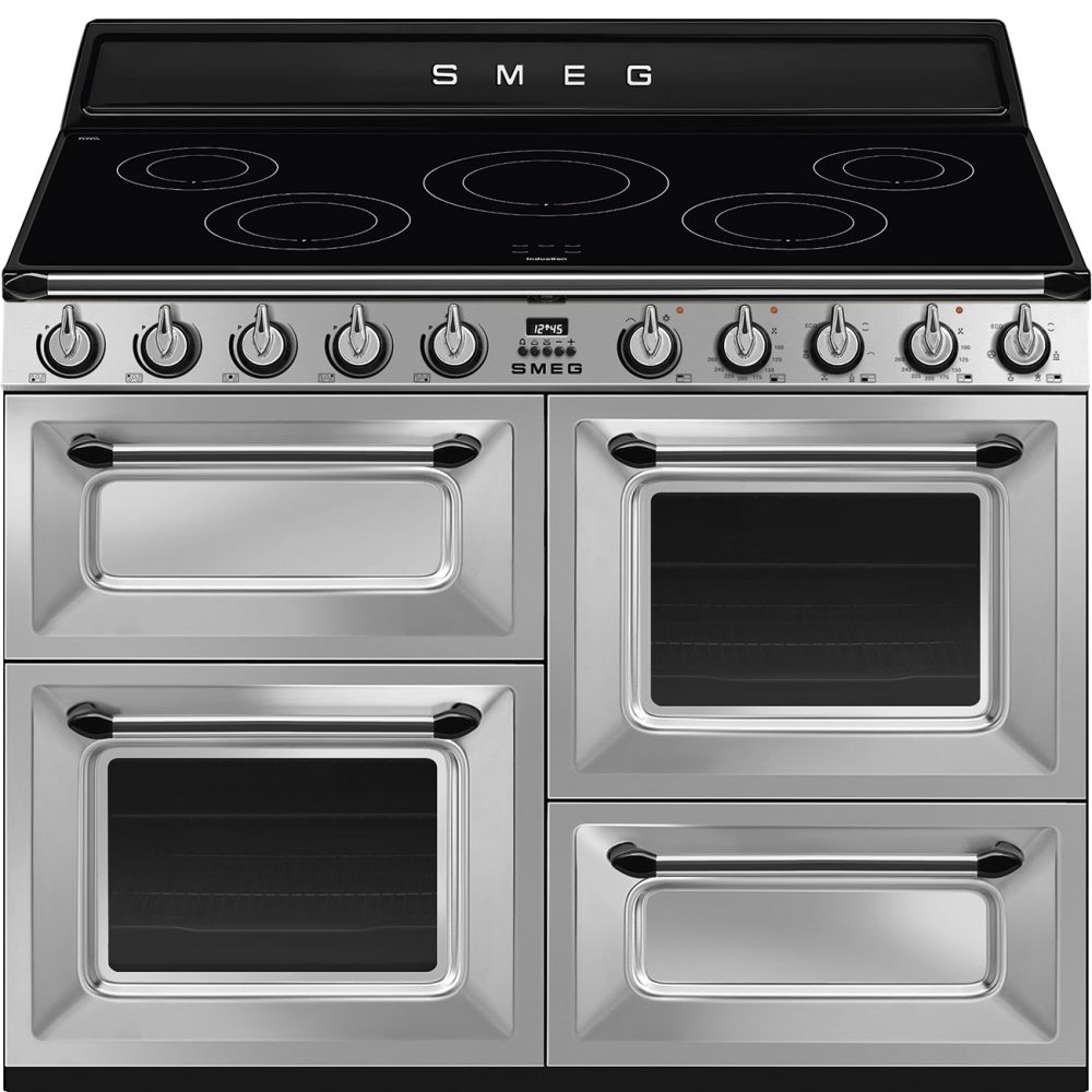 Smeg 110cm Victoria Triple Cavity Cooker | Induction Hob | Stainless Steel | TR4110IX2 Smeg 110cm Victoria Triple Cavity Cooker | Induction Hob | Stainless Steel | TR4110IX2