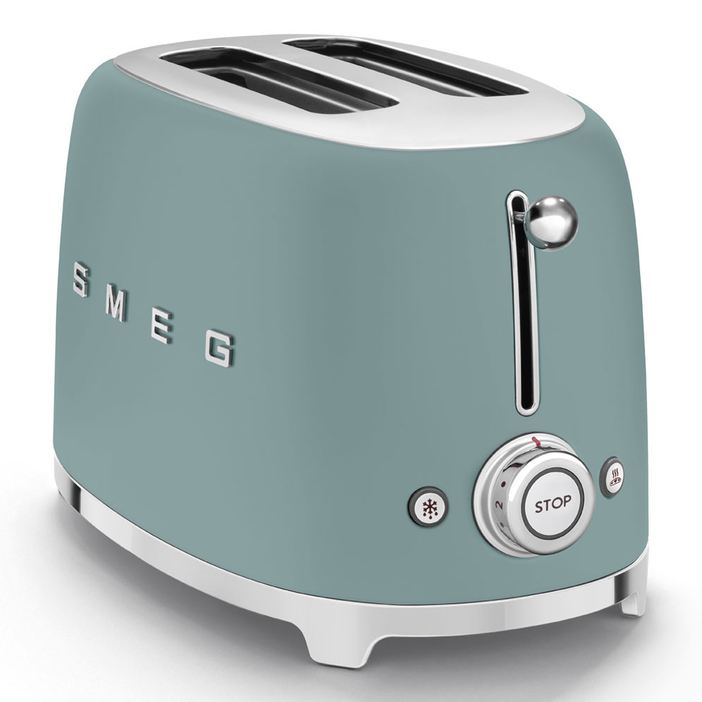 Smeg 50’s Style Aesthetic Toaster | 2 Slice | Emerald Green | TSF01EGMUK Smeg 50’s Style Aesthetic Toaster | 2 Slice | Emerald Green | TSF01EGMUK