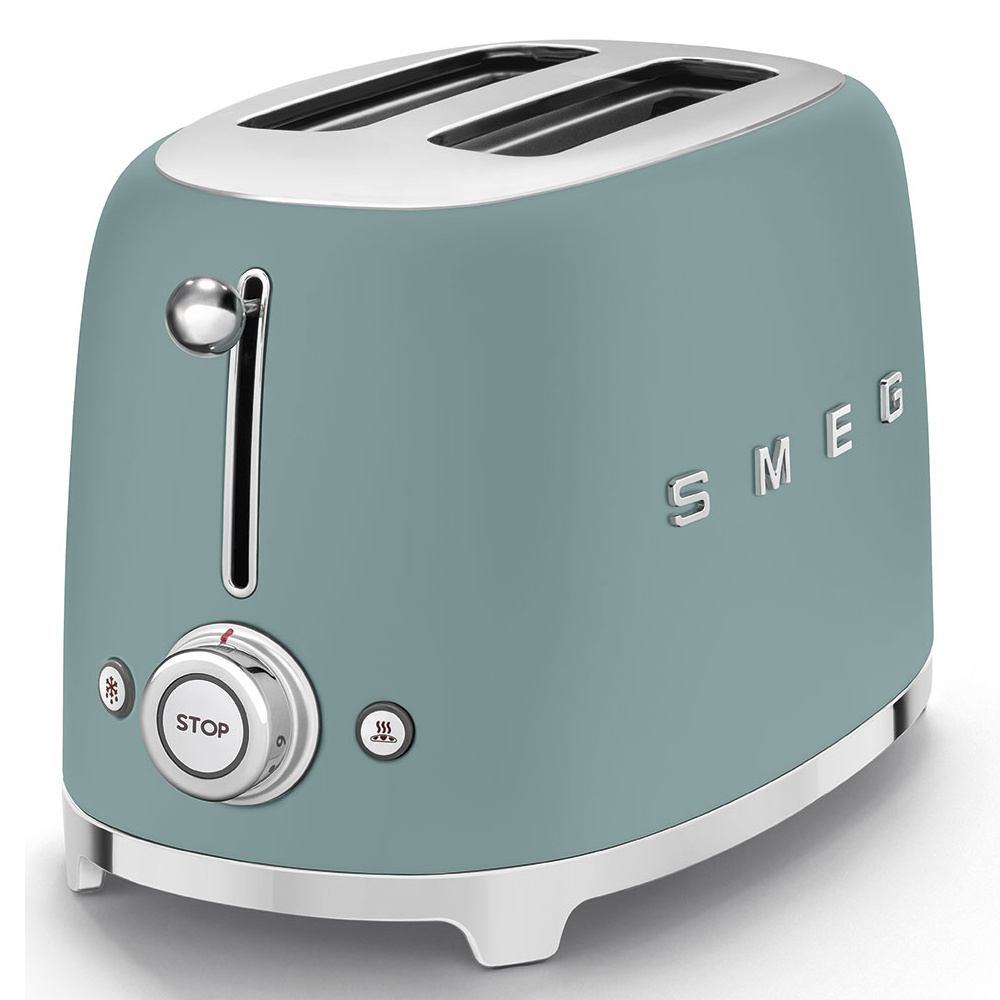 Smeg 50’s Style Aesthetic Toaster | 2 Slice | Emerald Green | TSF01EGMUK Smeg 50’s Style Aesthetic Toaster | 2 Slice | Emerald Green | TSF01EGMUK